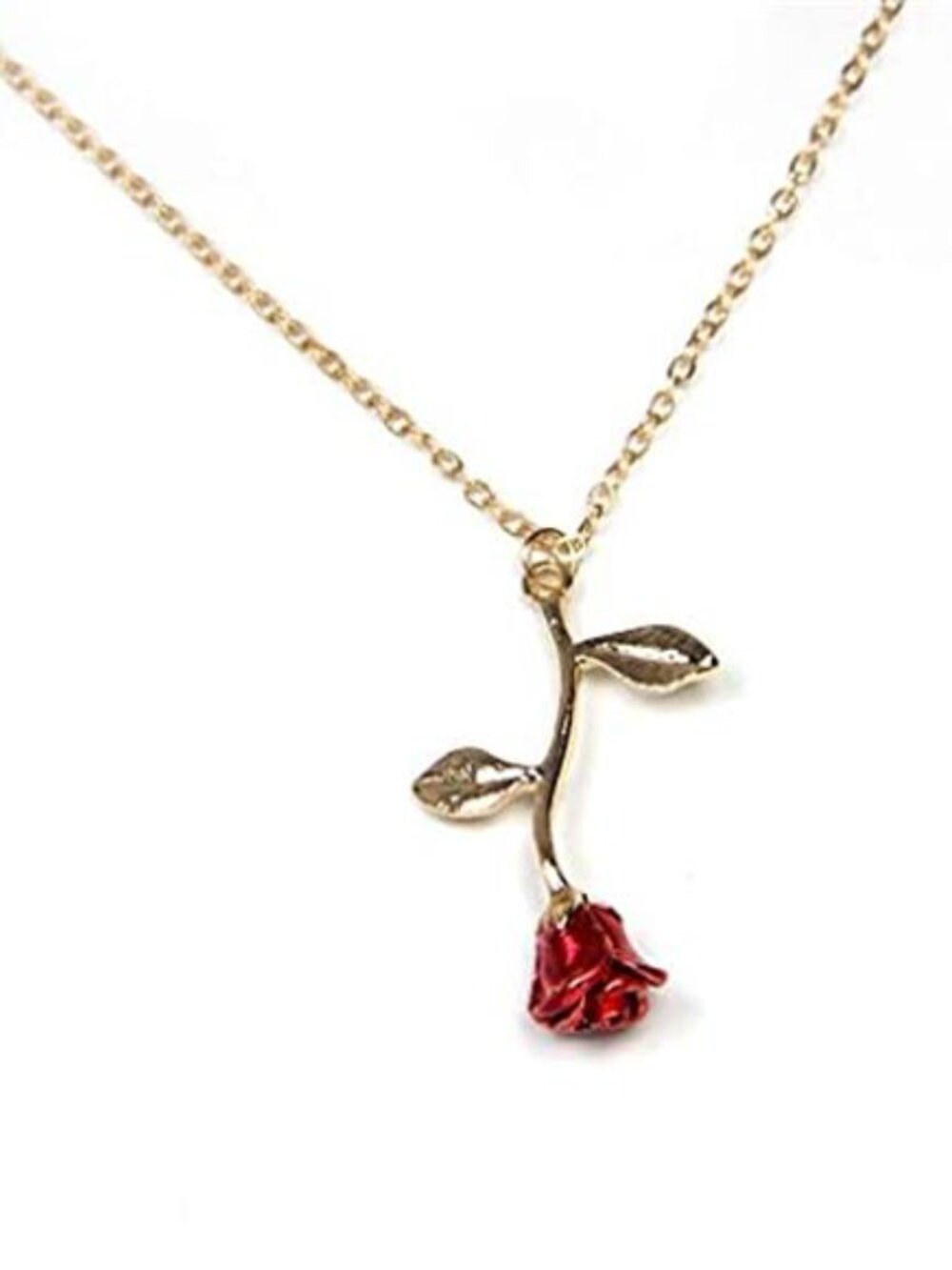 Necklaces for women, Gold Necklace For Women Rose Necklace With Pendant,